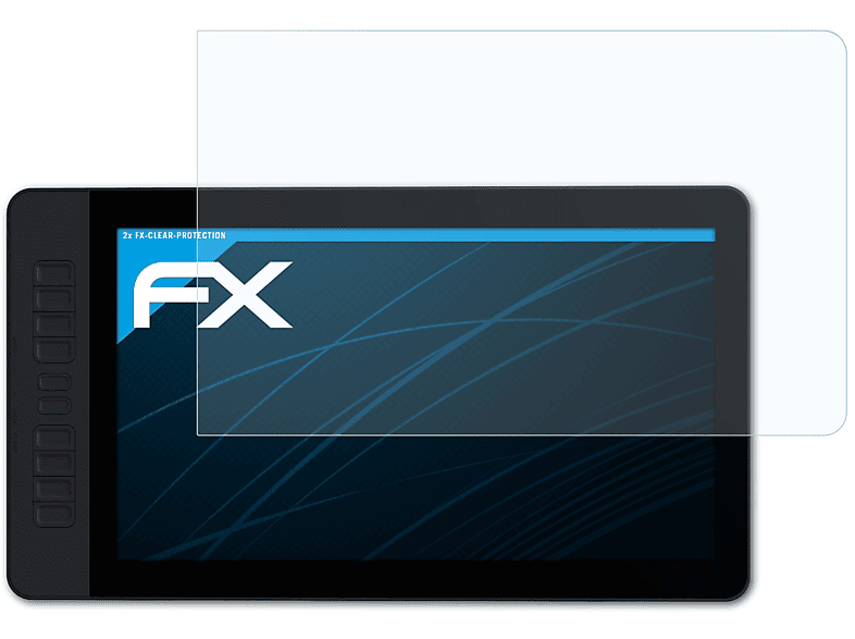 ATFOLIX 2x FX-Clear PD1561) Displayschutz(für Gaomon