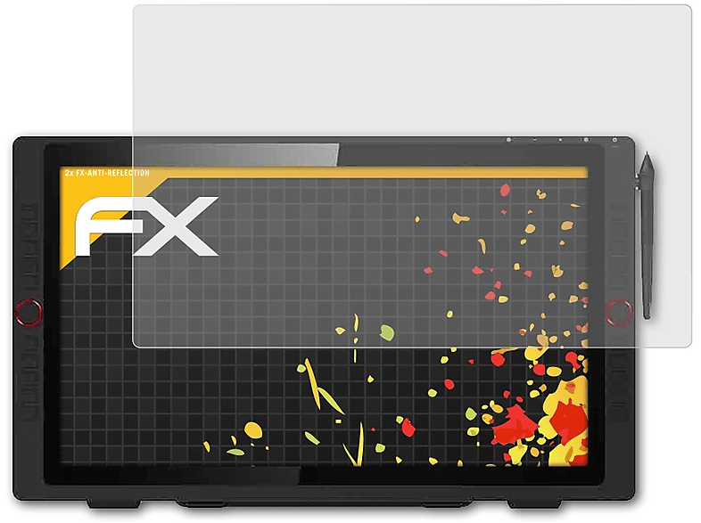 ATFOLIX 2x FX-Antireflex Displayschutz(für XP-PEN Pro) 22R Artist