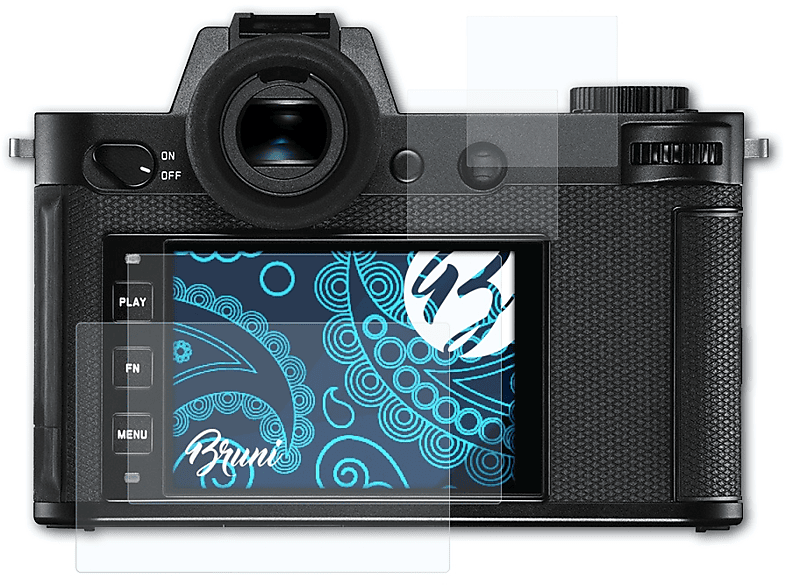 BRUNI 2x Basics-Clear Schutzfolie(für SL2) Leica