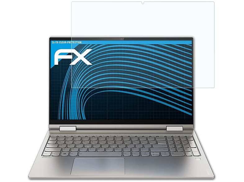 ATFOLIX 2x FX-Clear Inch)) Displayschutz(für (15 Yoga C740 Lenovo