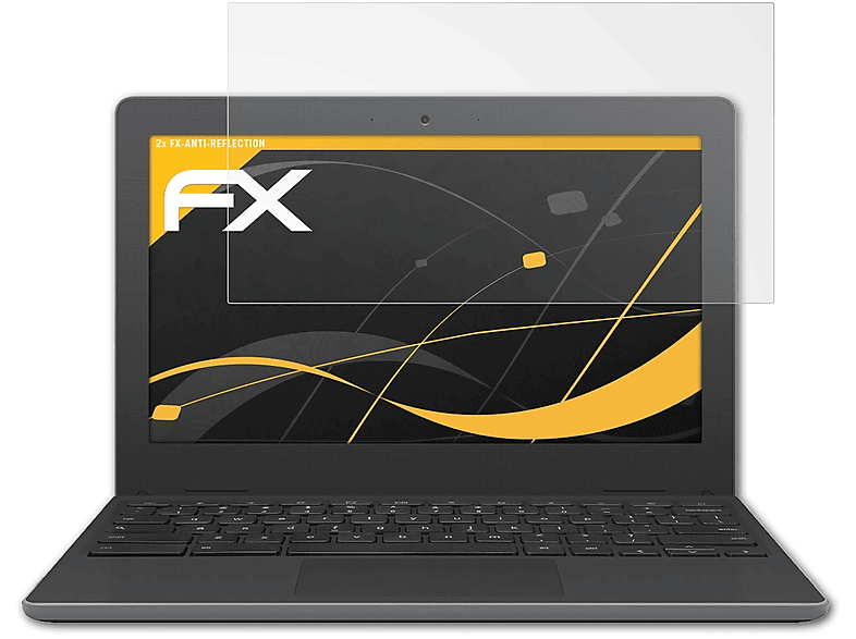 Chromebook ATFOLIX (C204MA)) 2x FX-Antireflex Asus C204 Displayschutz(für