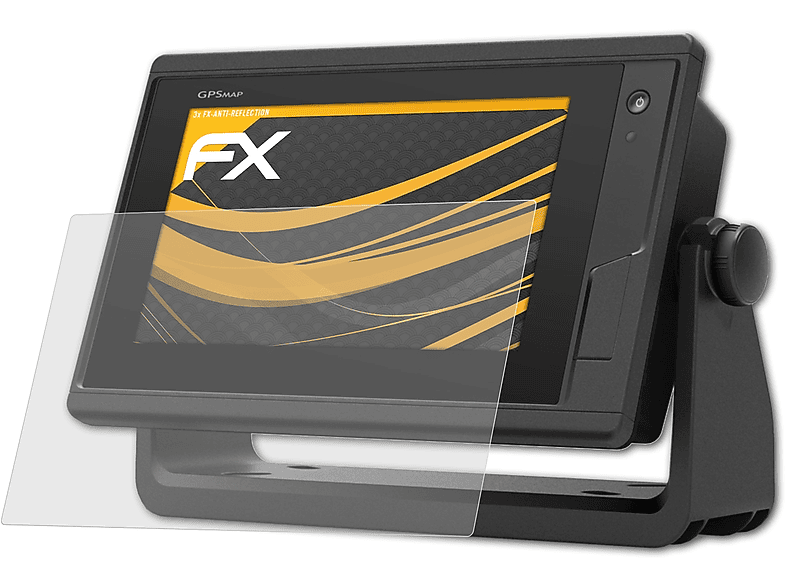 ATFOLIX 3x FX-Antireflex Displayschutz(für Garmin GPSMap 722xs Plus (7 Inch))
