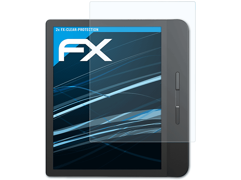 5) Tolino FX-Clear 2x Vision ATFOLIX Displayschutz(für