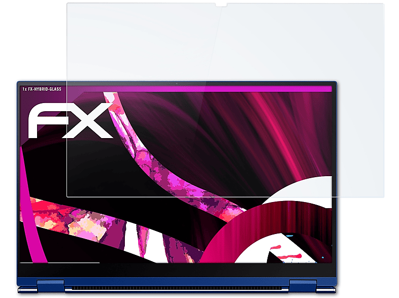 ATFOLIX FX-Hybrid-Glass Galaxy inch)) Flex Samsung Schutzglas(für (13 Book