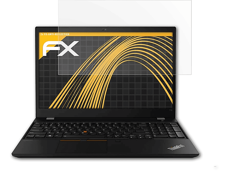 ATFOLIX FX-Antireflex Lenovo Displayschutz(für ThinkPad T15) 2x