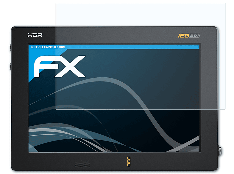 ATFOLIX FX-Clear Displayschutz(für Blackmagic Design HDR) 7 12G Assist Video