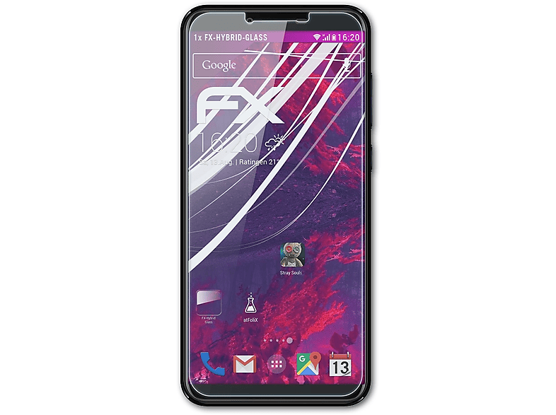 ATFOLIX FX-Hybrid-Glass Schutzglas(für myPhone City 2)