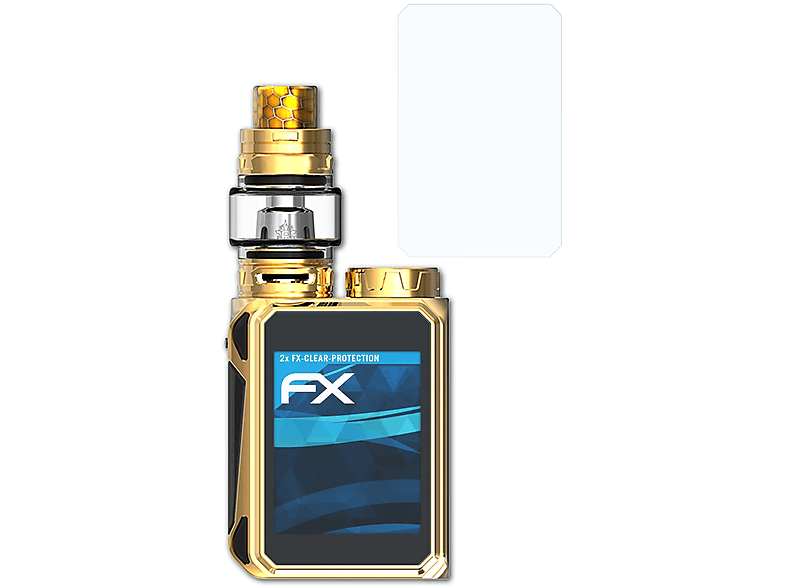 ATFOLIX 2x FX-Clear Displayschutz(für Smok G-Priv Baby Luxe)