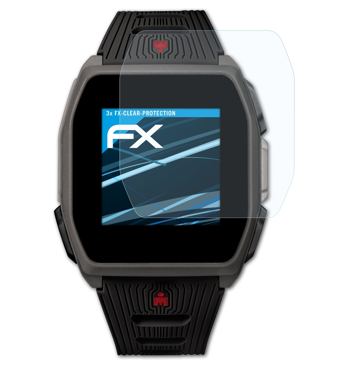 Timex ATFOLIX R300) 3x Displayschutz(für FX-Clear Ironman