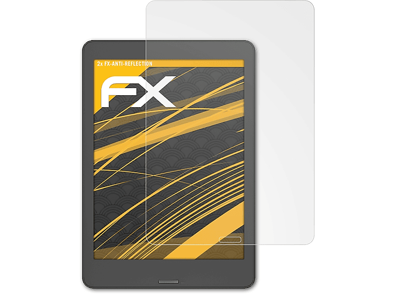 ATFOLIX 2x BOOX FX-Antireflex Nova2) Displayschutz(für