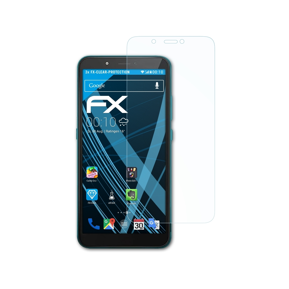 Nokia ATFOLIX C2) Displayschutz(für 3x FX-Clear