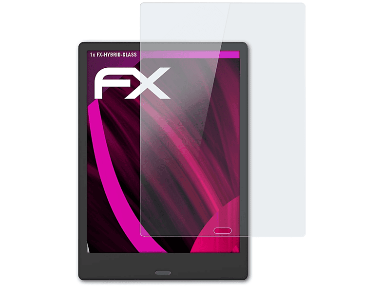FX-Hybrid-Glass Note 2) BOOX ATFOLIX Schutzglas(für