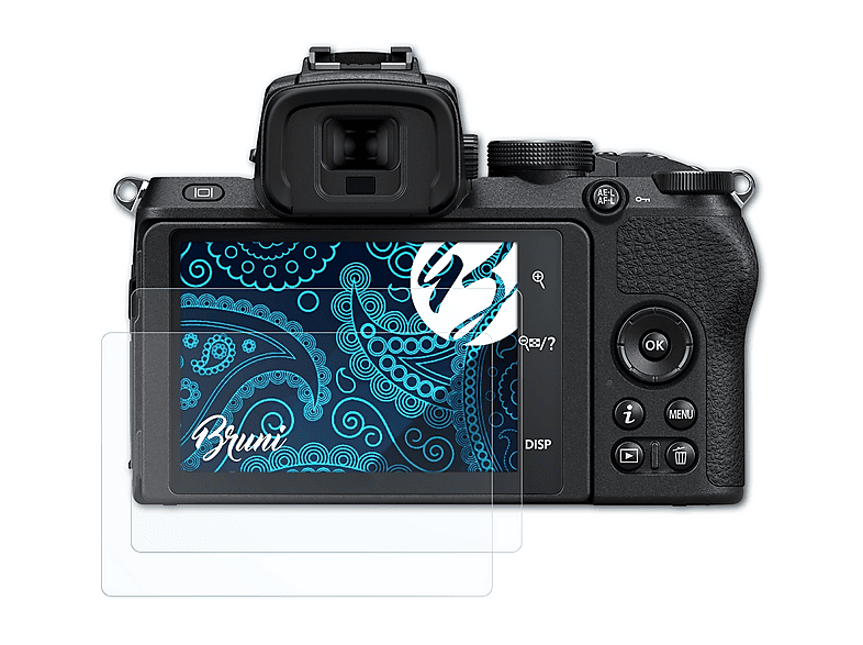 Bruni Schutzfolie Für Nikon D7500 – 2er Set, Glasklar, Kratzfest, Made In Germany