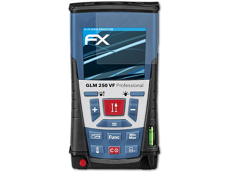 GLM 2x ATFOLIX Bosch FX-Clear Displayschutz(für VF) 250