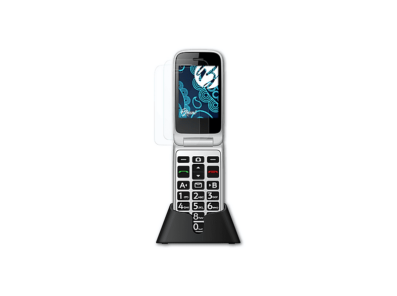 Bruni Schutzfolie Für Artfone C10 – 2er Set, Glasklar, Blasenfrei, Made In Germany