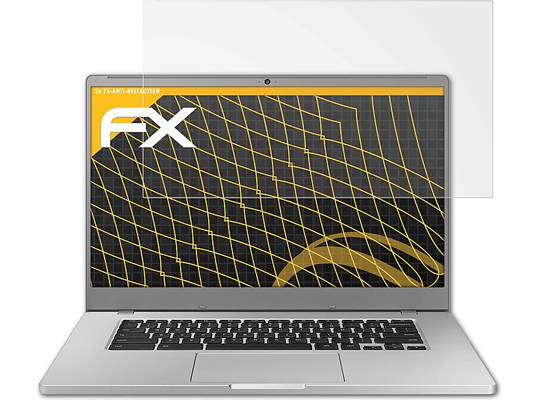 ATFOLIX 3x FX-Antireflex inch)) Chromebook Displayschutz(für (15,6 Samsung 4