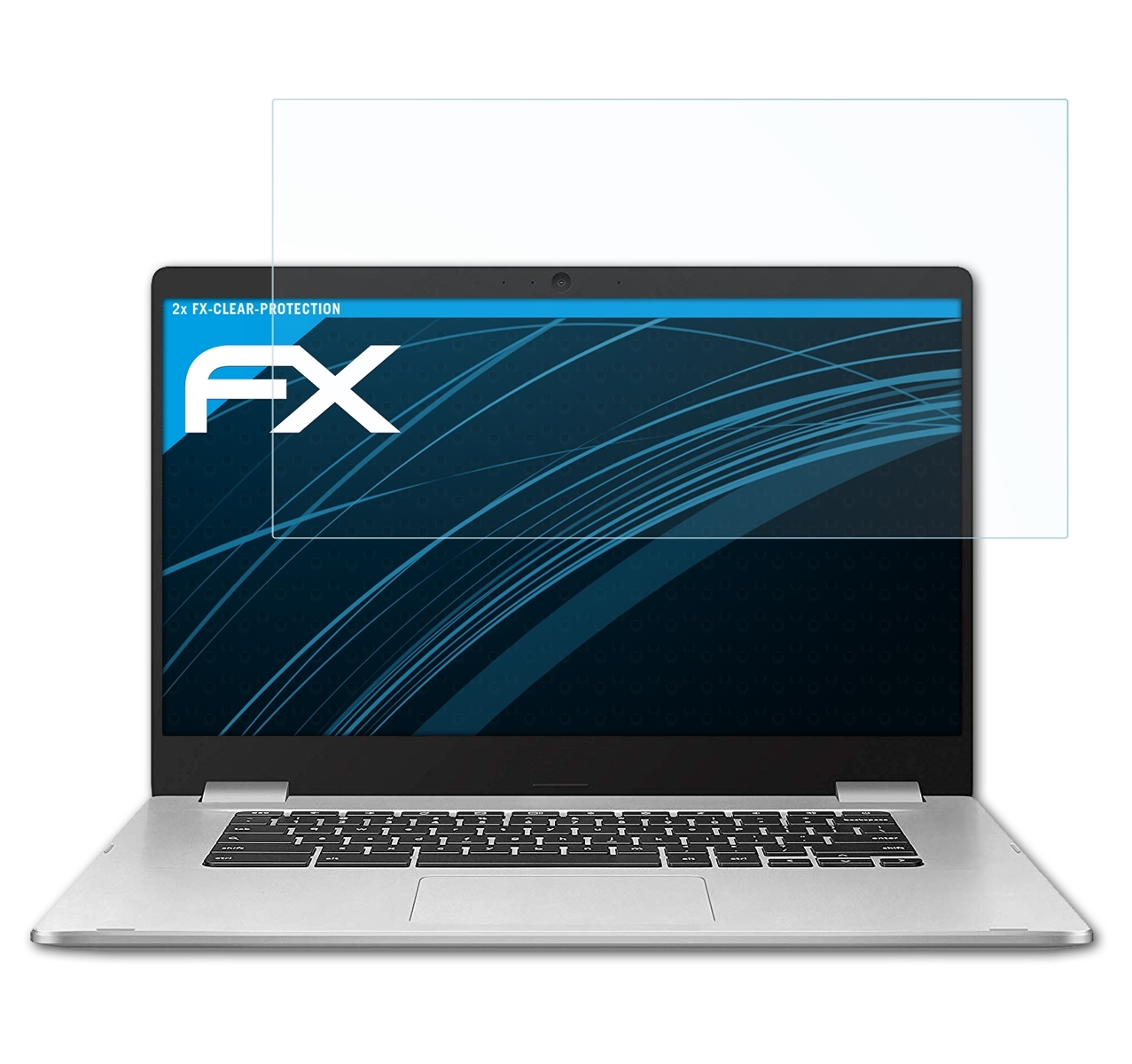 ATFOLIX 2x FX-Clear Displayschutz(für (C523NA)) Asus Chromebook C523