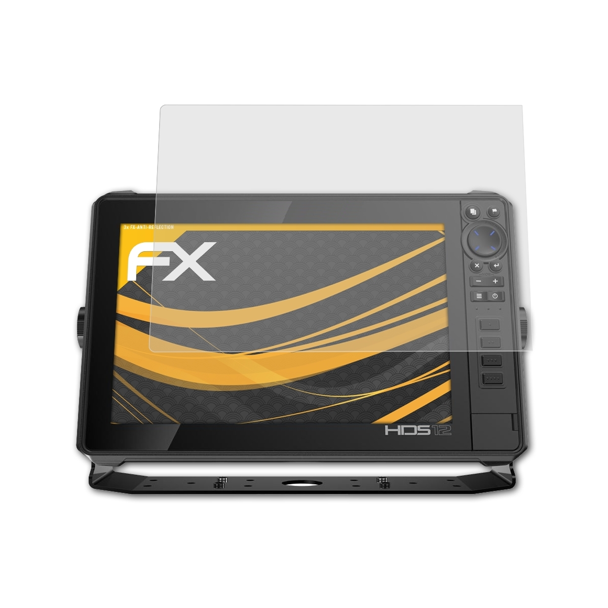 ATFOLIX 3x HDS Displayschutz(für Live FX-Antireflex 12) Lowrance