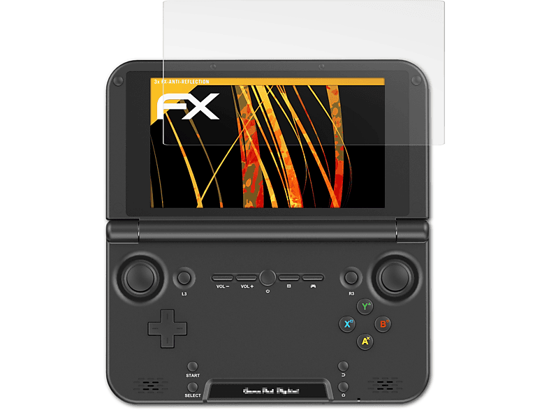 ATFOLIX 3x FX-Antireflex Displayschutz(für XD GPD Plus)
