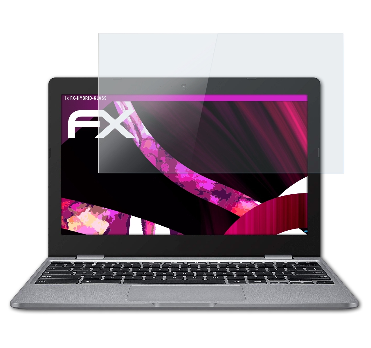Schutzglas(für Chromebook (C223NA)) Asus C223 ATFOLIX FX-Hybrid-Glass