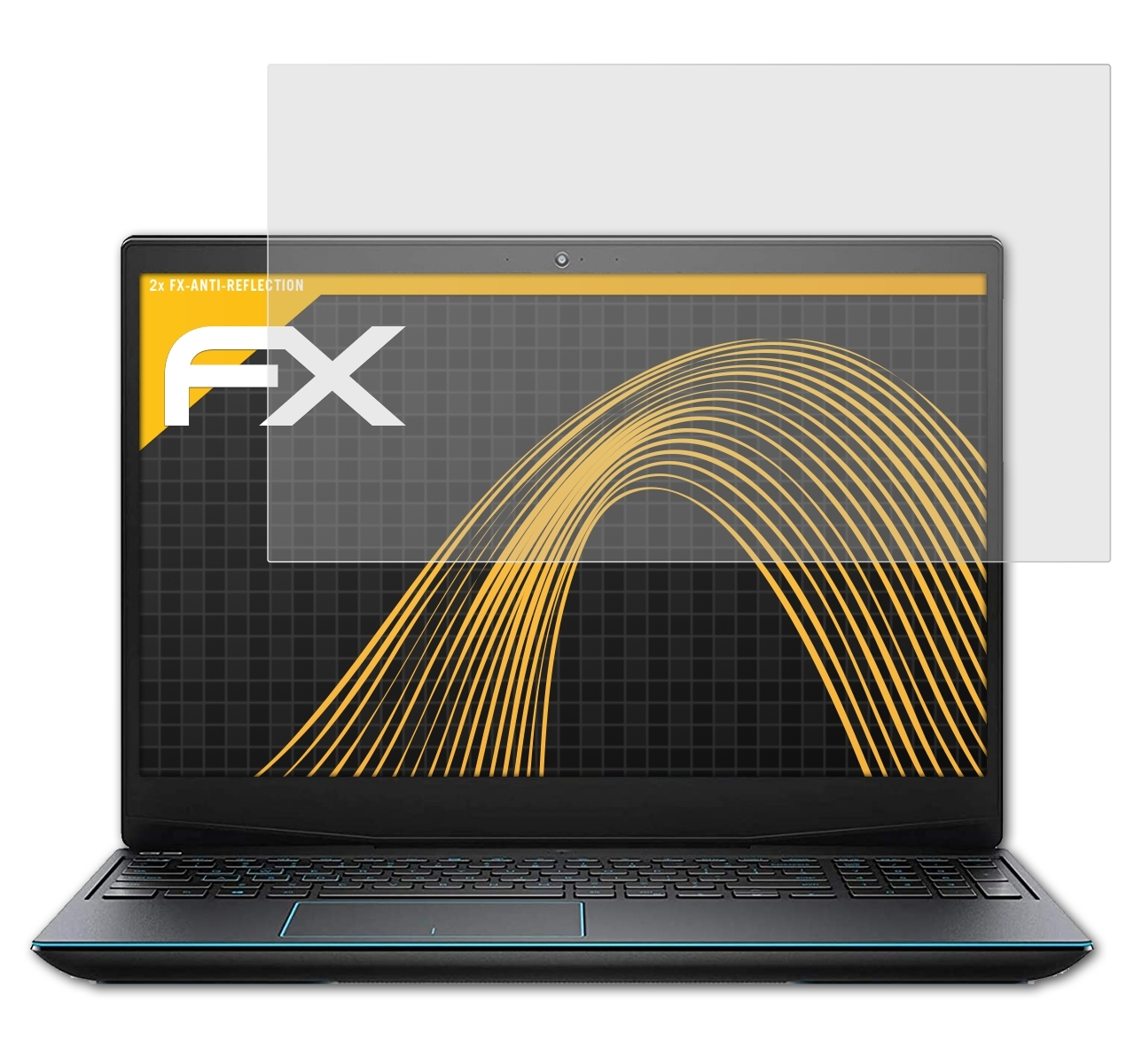 ATFOLIX 2x FX-Antireflex Displayschutz(für Dell G5 SE)