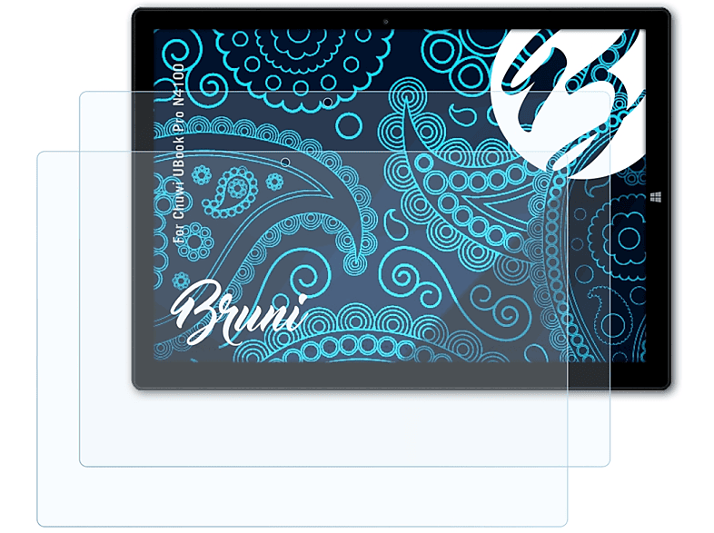 BRUNI 2x Basics-Clear N4100) Chuwi Schutzfolie(für Pro UBook
