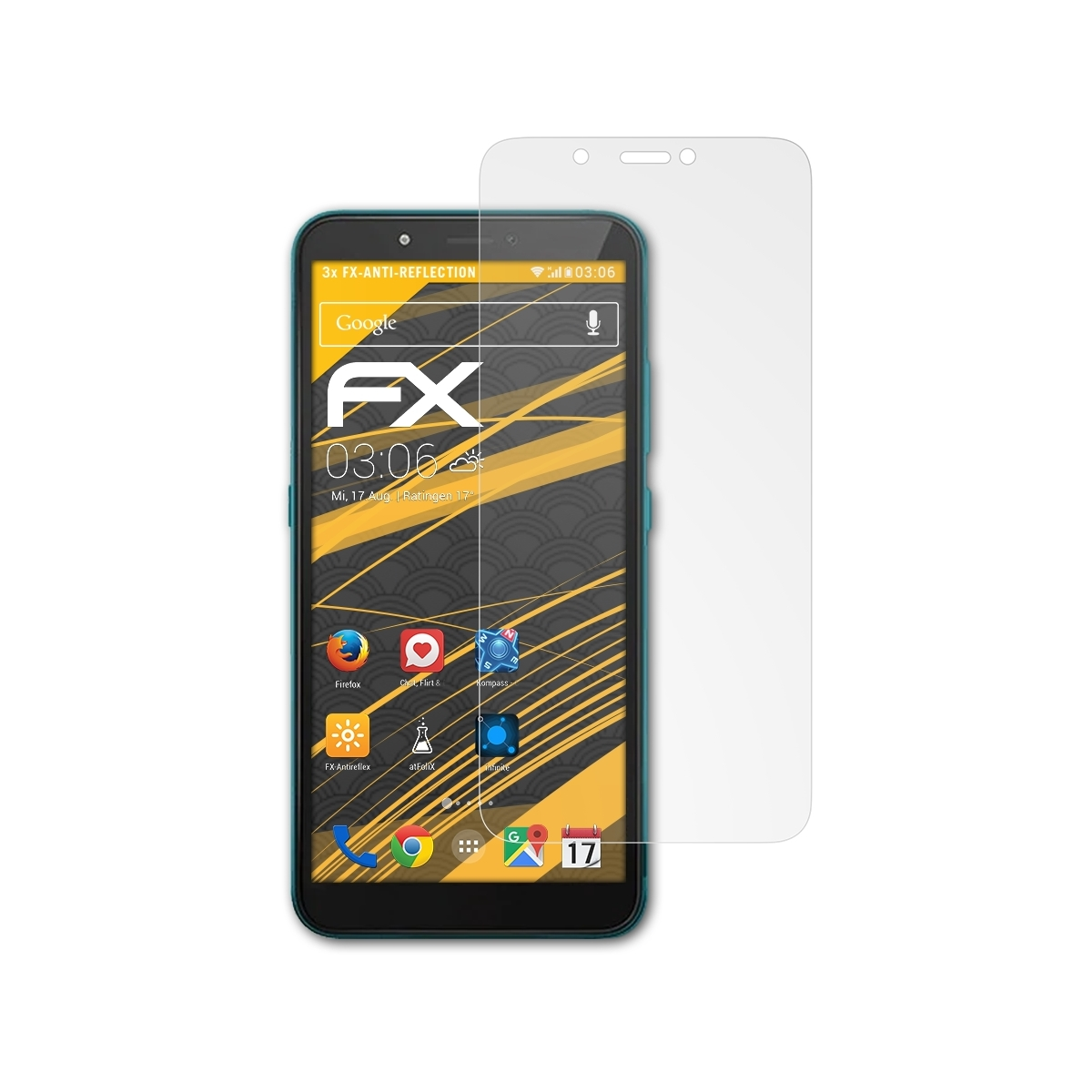 ATFOLIX 3x FX-Antireflex Displayschutz(für C2) Nokia