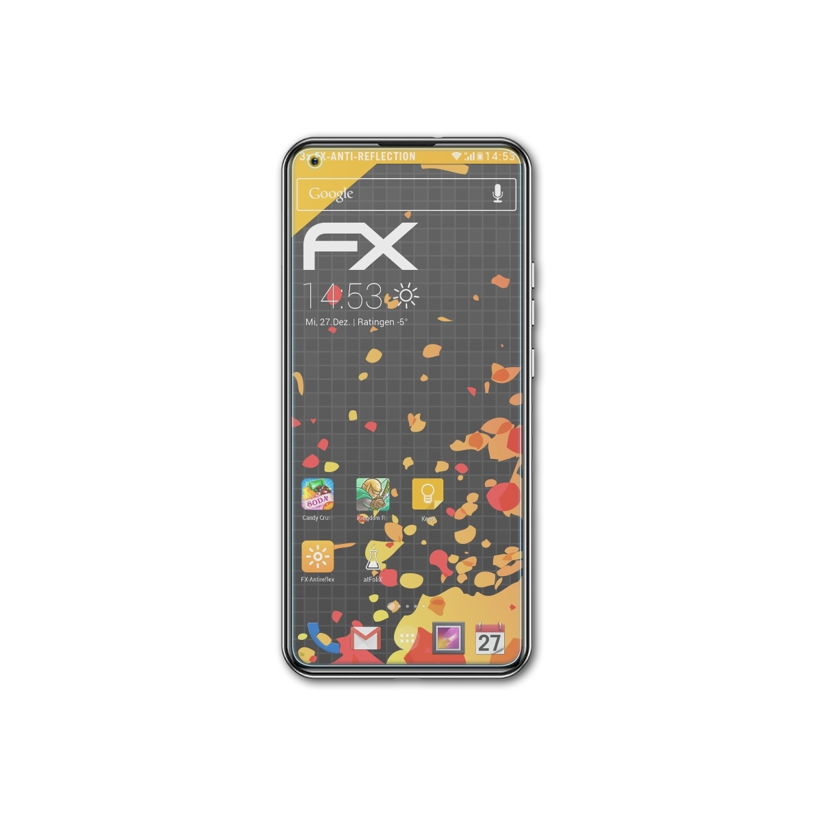 ATFOLIX 3x FX-Antireflex Displayschutz(für Doogee N30)