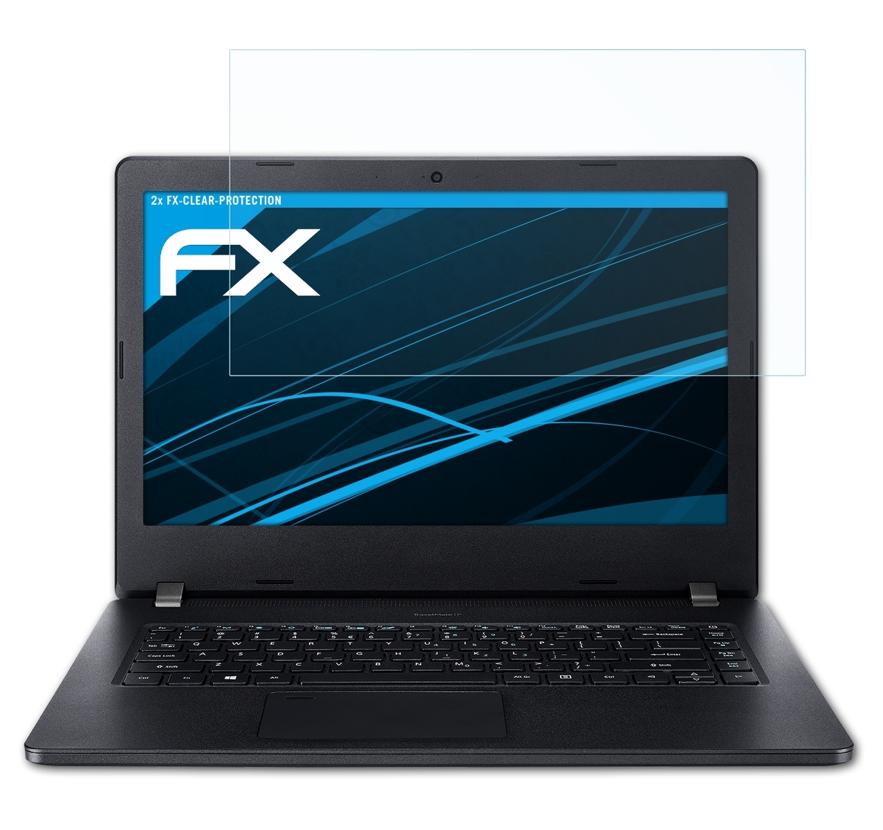 ATFOLIX 2x Displayschutz(für P2 FX-Clear Acer TravelMate (P214-52))