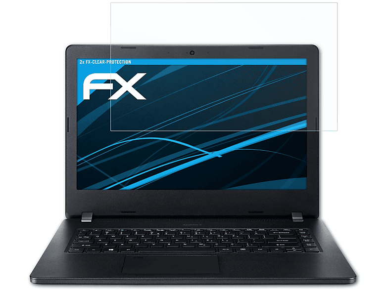 2x ATFOLIX Displayschutz(für FX-Clear TravelMate Acer (P214-52)) P2