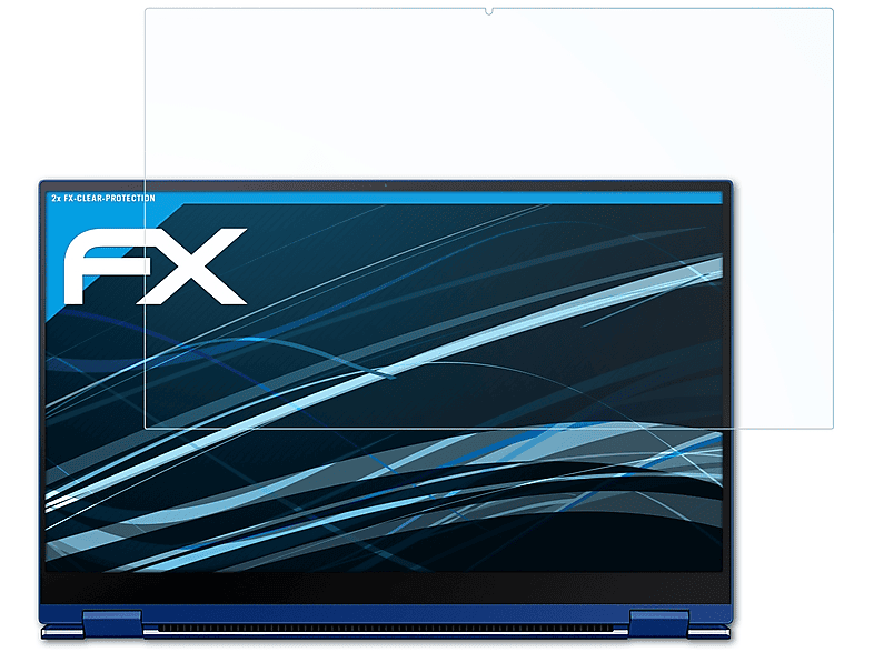 ATFOLIX 2x FX-Clear Displayschutz(für Samsung Galaxy Book Flex (15 inch))