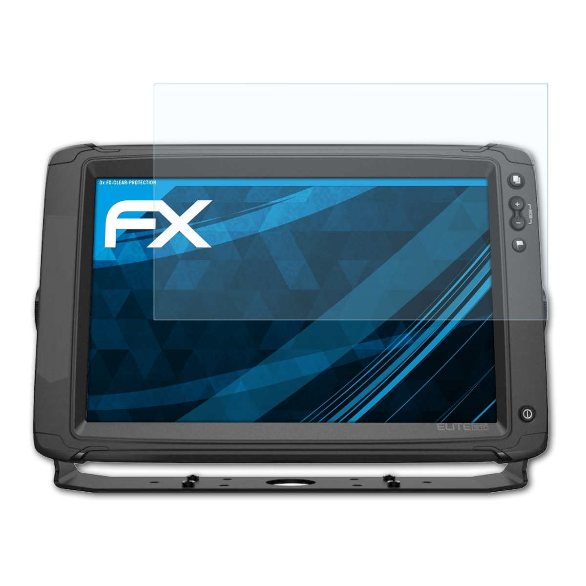 Ti2) ATFOLIX Displayschutz(für 3x Lowrance Elite-12 FX-Clear