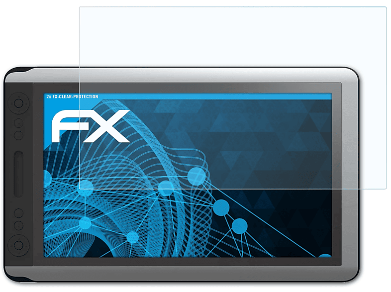 ATFOLIX 2x FX-Clear Displayschutz(für Huion Kamvas 16)