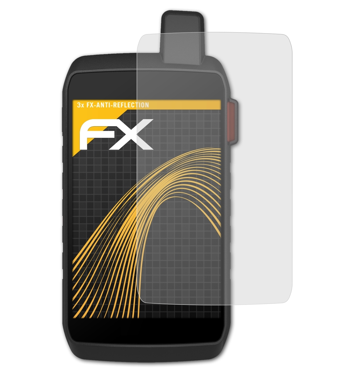 ATFOLIX 3x FX-Antireflex Displayschutz(für Garmin Montana 700i)