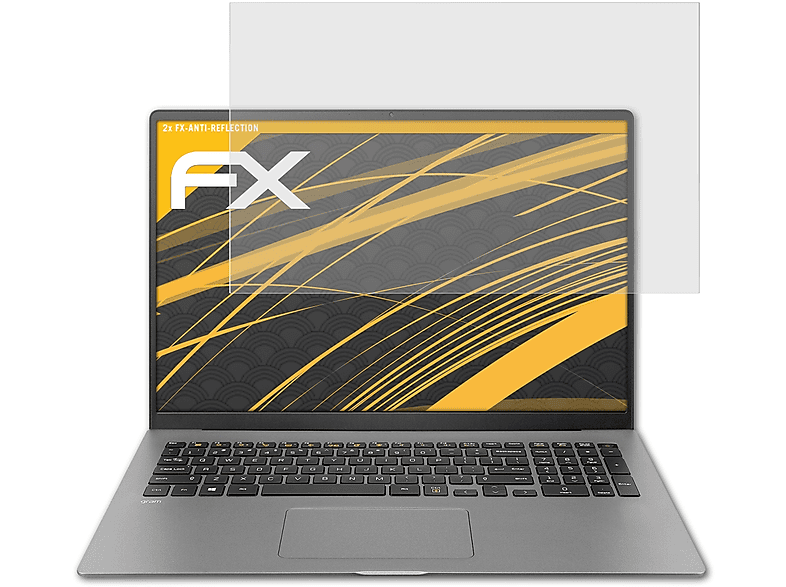 ATFOLIX 2x FX-Antireflex Displayschutz(für LG Gram 17 (17Z90N))