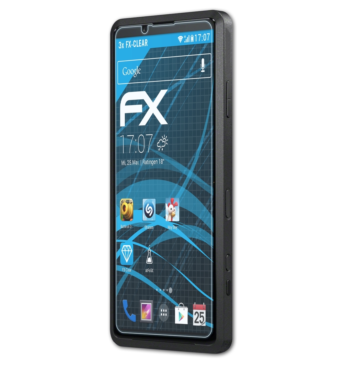 Displayschutz(für Xperia Pro) ATFOLIX FX-Clear Sony 3x