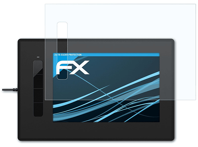ATFOLIX 2x FX-Clear Displayschutz(für XP-PEN Star G960)