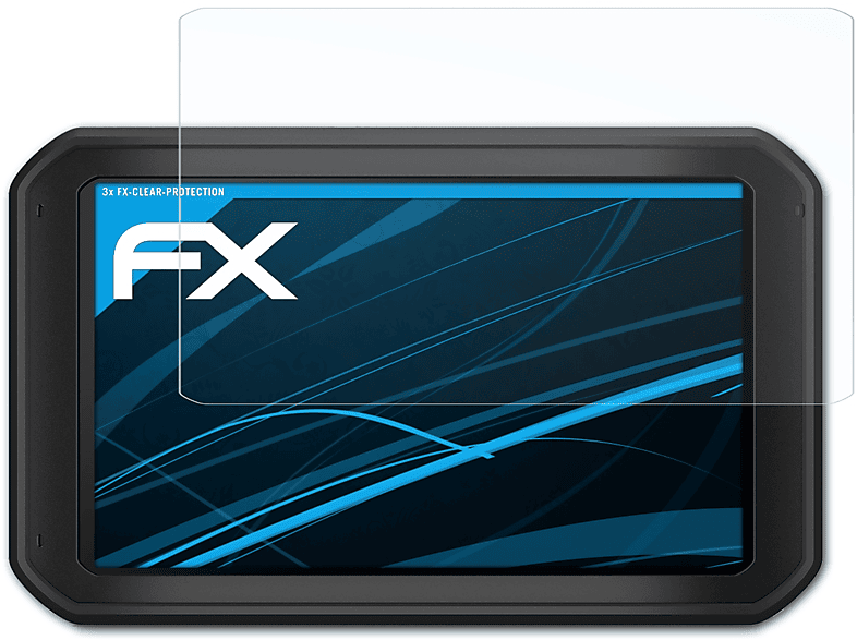 ATFOLIX 3x Garmin Displayschutz(für FX-Clear Catalyst)