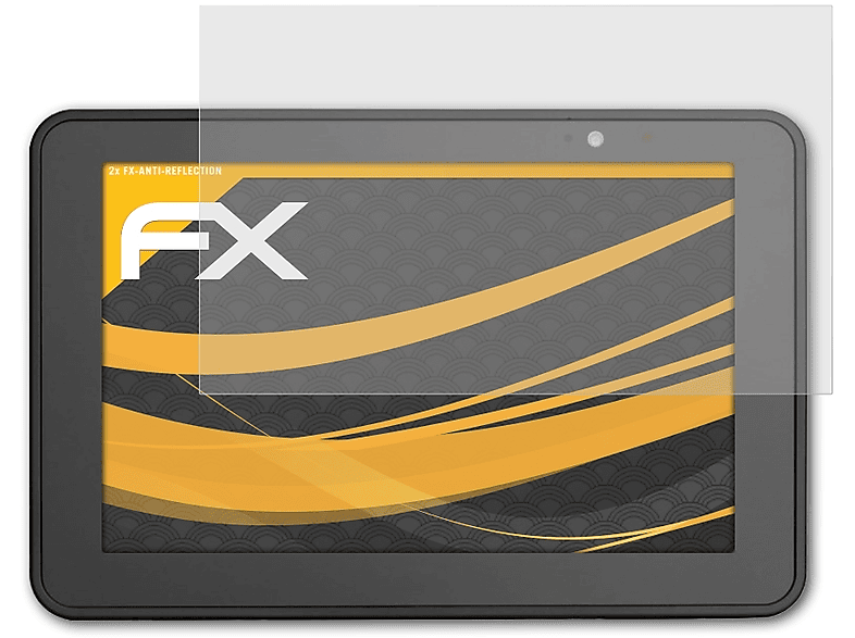 ATFOLIX 2x FX-Antireflex Displayschutz(für Zebra inch)) ET51 (10.1