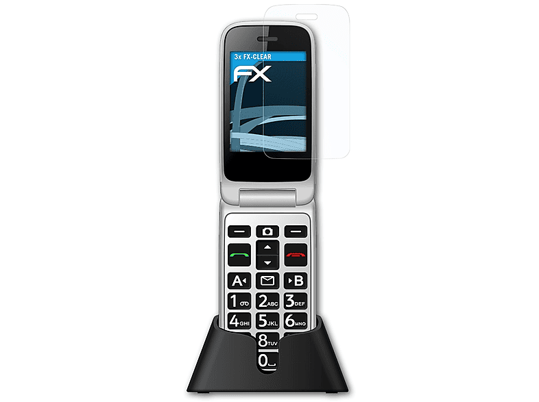 ATFOLIX 3x FX-Clear Displayschutz(für artfone G3)