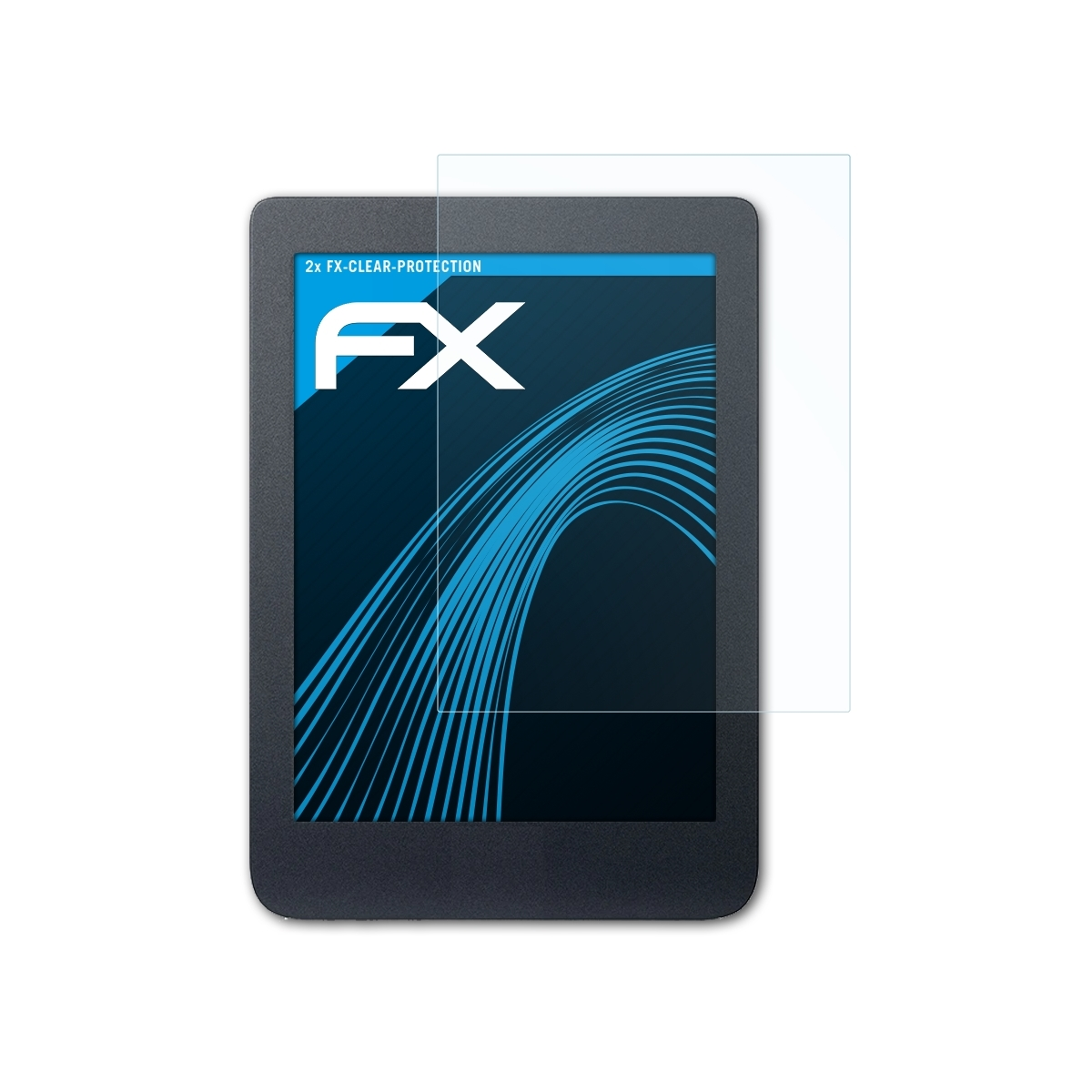 ATFOLIX 2x Nia) FX-Clear Displayschutz(für Kobo