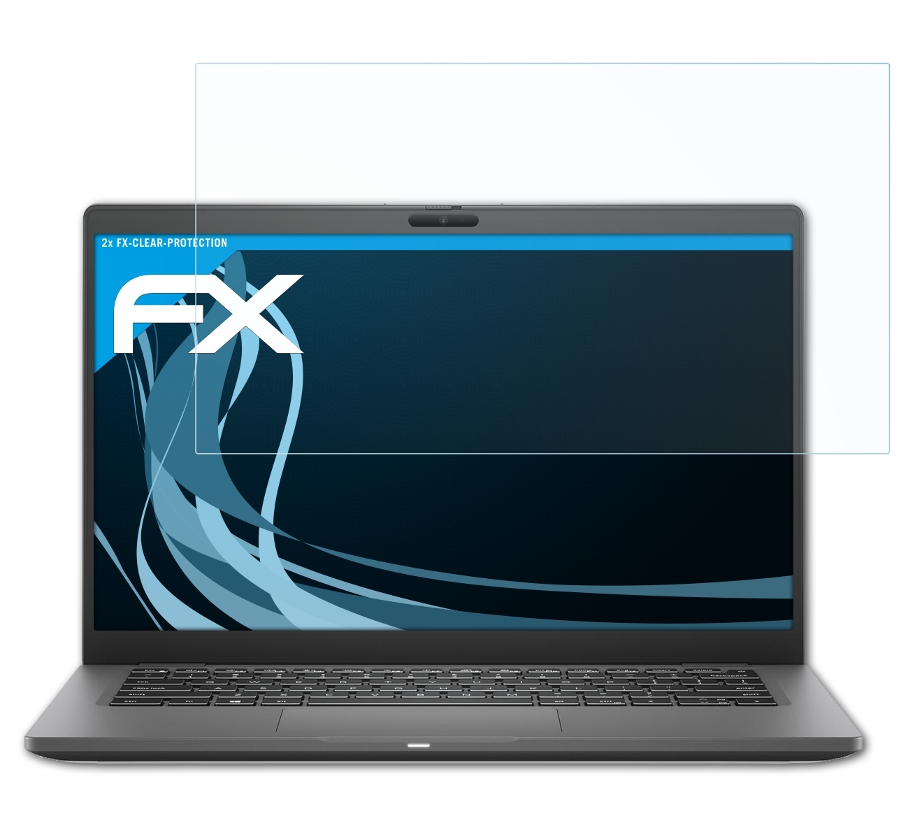 ATFOLIX 2x FX-Clear Displayschutz(für Latitude Dell 7310)