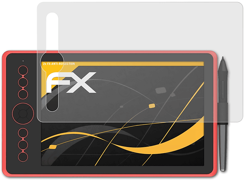 ATFOLIX 2x FX-Antireflex Displayschutz(für Huion Inspiroy Ink H320M)