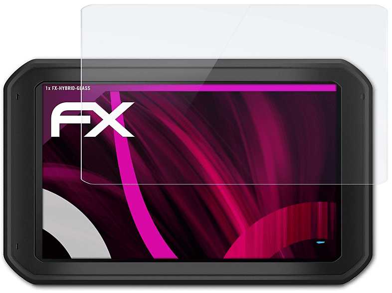 ATFOLIX FX-Hybrid-Glass Schutzglas(für Garmin Catalyst)