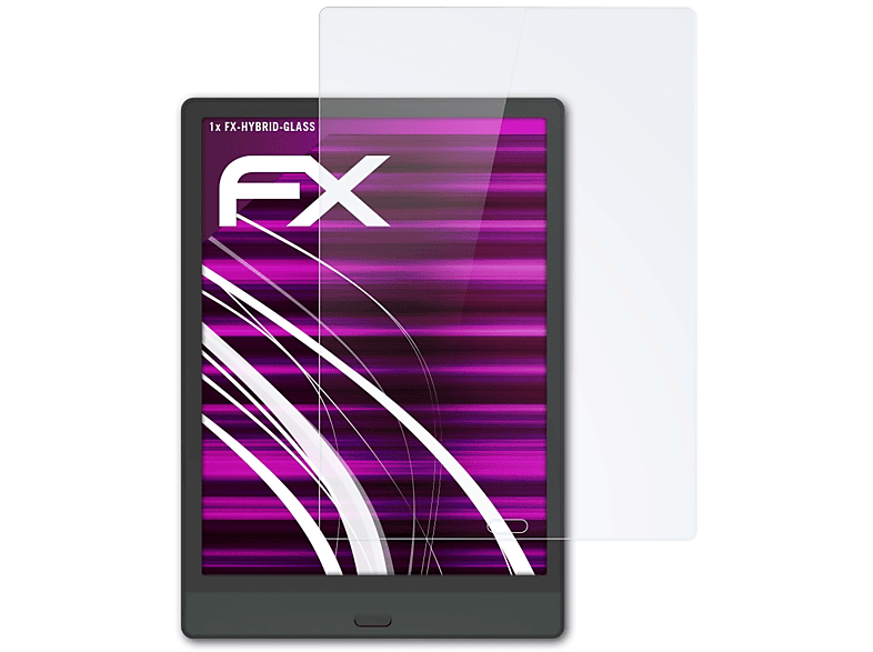 BOOX ATFOLIX 3) Schutzglas(für FX-Hybrid-Glass Note