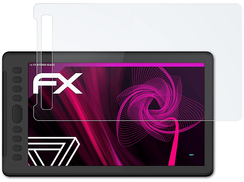 ATFOLIX FX-Hybrid-Glass Schutzglas(für Huion Inspiroy H1161)