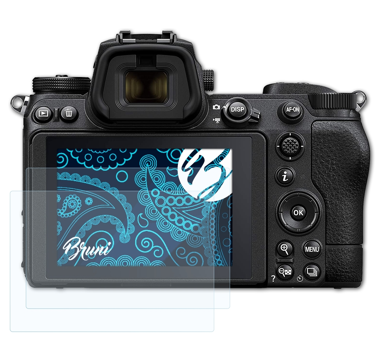 BRUNI 2x Basics-Clear Schutzfolie(für Nikon 6II) Z