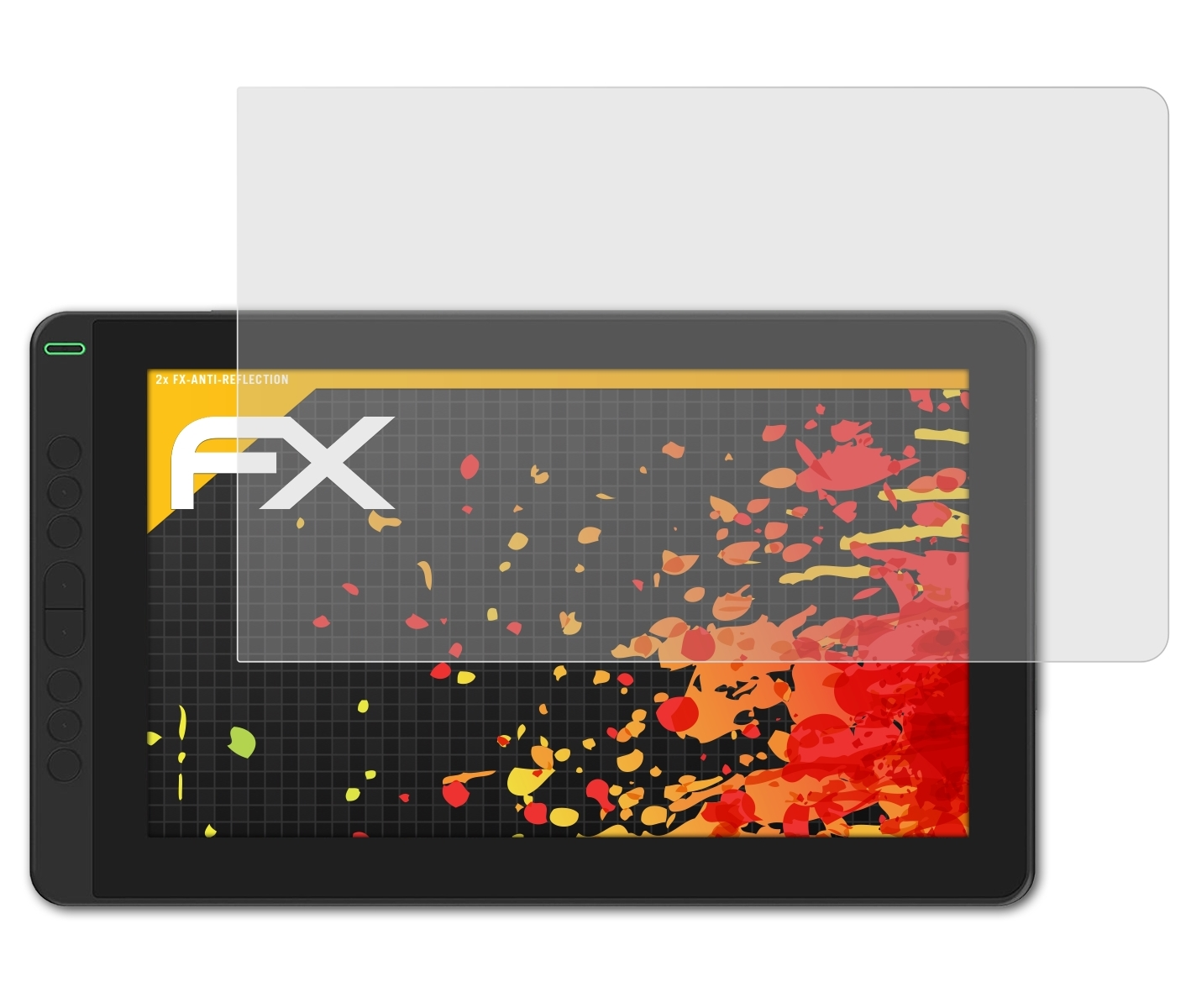 ATFOLIX FX-Antireflex 13) Displayschutz(für 2x Huion Kamvas