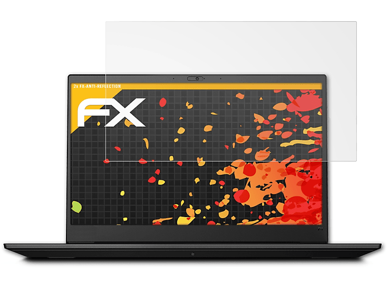 ATFOLIX 2x P1 (Gen Lenovo ThinkPad 3)) FX-Antireflex Displayschutz(für