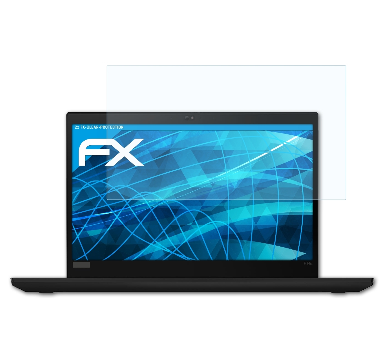 ATFOLIX 2x FX-Clear ThinkPad Lenovo Displayschutz(für P14s)